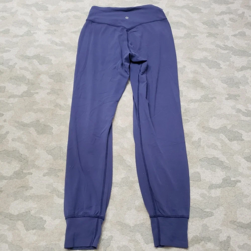 Lululemon Joggers Pants Womens 4 Blue‎ Pockets Pull On